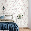 Makuuhuoneen kukkatapetti Durolta Kristina 387 01