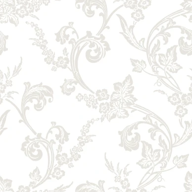 Johannelund beige kukkatapetti Durolta 386 02 kuva
