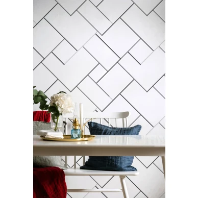 Geometrinen tapetti keittoon Durolta Buffo 389 02 image