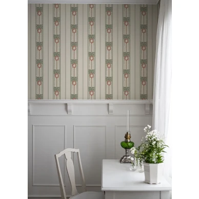 Perinteinen raidallinen tapetti Durolta Ramsjo 697 02 kuva