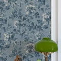 Duron sininen kukkatapetti 694 02 Britas hus