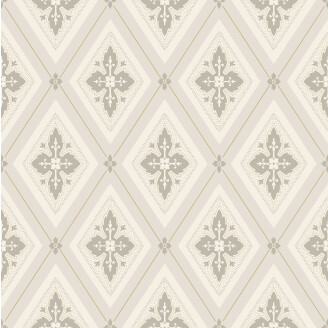 Astrid beige ruudullinen tapetti Durolta 692 01 image