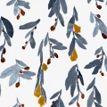 Marimekko Pieni Hyhma valkoinen sininen tapetti 25151