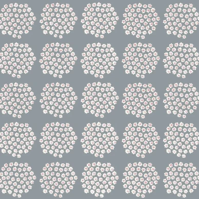 Marimekko Puketti harmaa kukkatapetti 25125 image