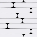Marimekko Putki valkoinen musta graafinen tapetti 25123