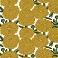 Marimekko Primavera keltainen kukkatapetti 25107