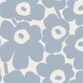 Marimekko Unikko sininen kukkatapetti 25103