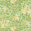 Honeysuckle vaaleampi vihrea lehtitapetti Morrisilta 217095