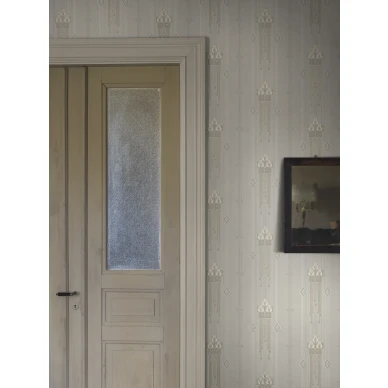 Jugendtapetti Villastan harmailla raidoilla Borastapeterilta 4171 image