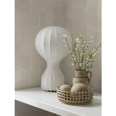 Beige graafinen tapetti Sjohagen 4191 Borastapeterilta kuva