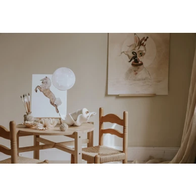 Lastenhuoneen seinatarroja Mrs Mighettolta Bo ja The Moon kuva