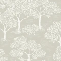 Woodland Notes beige puutapetti Littlephantilta 1567