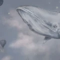 Valastapetti Borastapeterilta Whales In The Sky 9457w