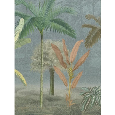 Sininen tapetti Borastapeterilta Vintage Palms palmuilla 9455w image