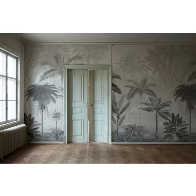 Suurikuvioinen tapetti palmuilla Vintage Palms Borastapeterilta 9452w image