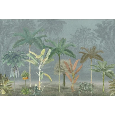 Vintage Palms monivarinen palmutapetti Borastapeterilta 9455w koko kuvio image