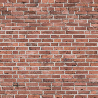Realistic Brick Wall punainen tiilitapetti 9446w Borastapeterilta kuva