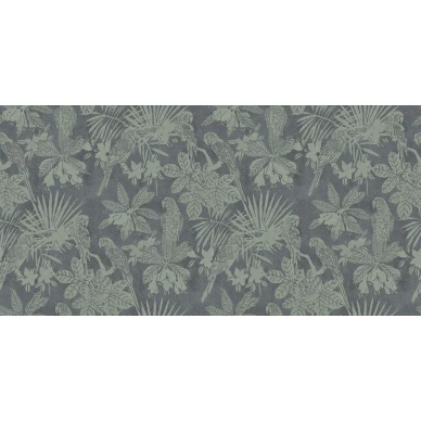 Parrot vihrea harmaa papukaijatapetti Borastapeterilta 9445w koko kuvio image