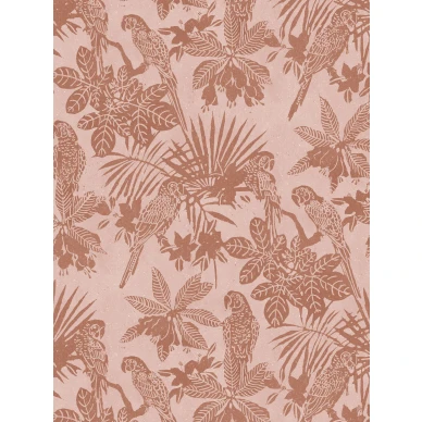 Punainen tapetti papukaijakuviolla Parrot Borastapeterilta 9443w image