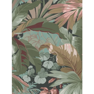 Borastapeterin suurikuvioinen lehtitapetti Palm Leaf 9439w kuva