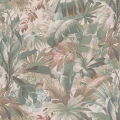 Palm Leaf beige roosa palmutapetti Borastapeterilta 9442w koko kuvio