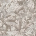 Palm Leaf harmaa beige lehtitapetti Borastapeterilta 9441w koko kuvio
