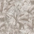 Palm Leaf harmaa beige lehtitapetti Borastapeterilta 9441w