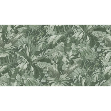 Palm Leaf vihrea lehtitapetti Borastapeterilta 9440w koko kuvio kuva