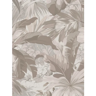Suurikuvioinen lehtitapetti Palm Leaf Borastapeterilta 9441w kuva