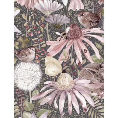 Meadow monivarinen kukkatapetti Borastapeter Studiolta 9474w koko kuvio image