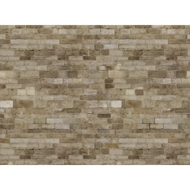 Limestone Brick ruskea tiilitapetti Borastapeterilta 9430w koko kuvio image