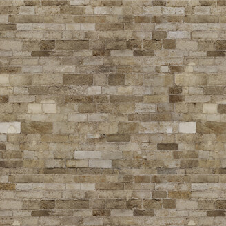 Limestone Brick ruskea tiilitapetti Borastapeterilta 9430w kuva