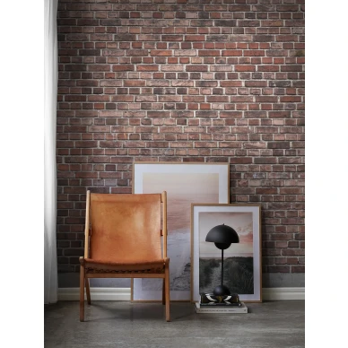 Tiilitapetti Brick Wall 9410w Borastapeterilta kuva