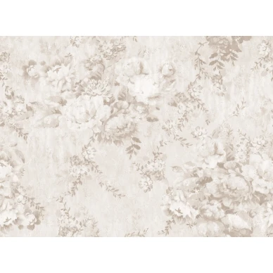 Blossom II beige kukkatapetti Borastapeterilta 9403w koko kuvio kuva