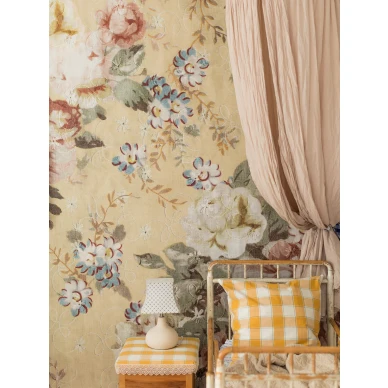 Romanttinen kukkatapetti Borastapeterilta Blossom ll 9401w kuva