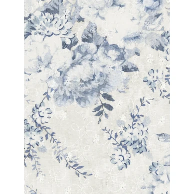 Suurikuvioinen romanttinen kukkatapetti Blossom ll 9402w Borastapetilta kuva