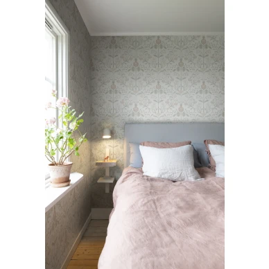 Makuuhuoneen kukkatapetti Till Carl Sandbergilta S10156 image