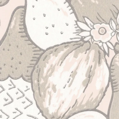 Hedelmamalja lattenvarinen paperitapetti Pihlgren ja Ritolalta 70095 kuva