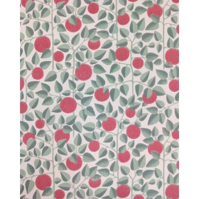 Retrotyylinen paperitapetti Puolukka 70098 Pihlgren ja Ritolalta image