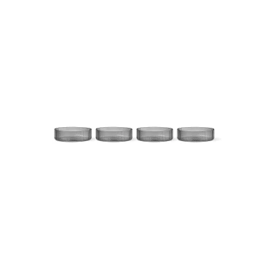 Ripple Serving Bowls harmaat lasikulhot Ferm Livingilta 1104266336 image