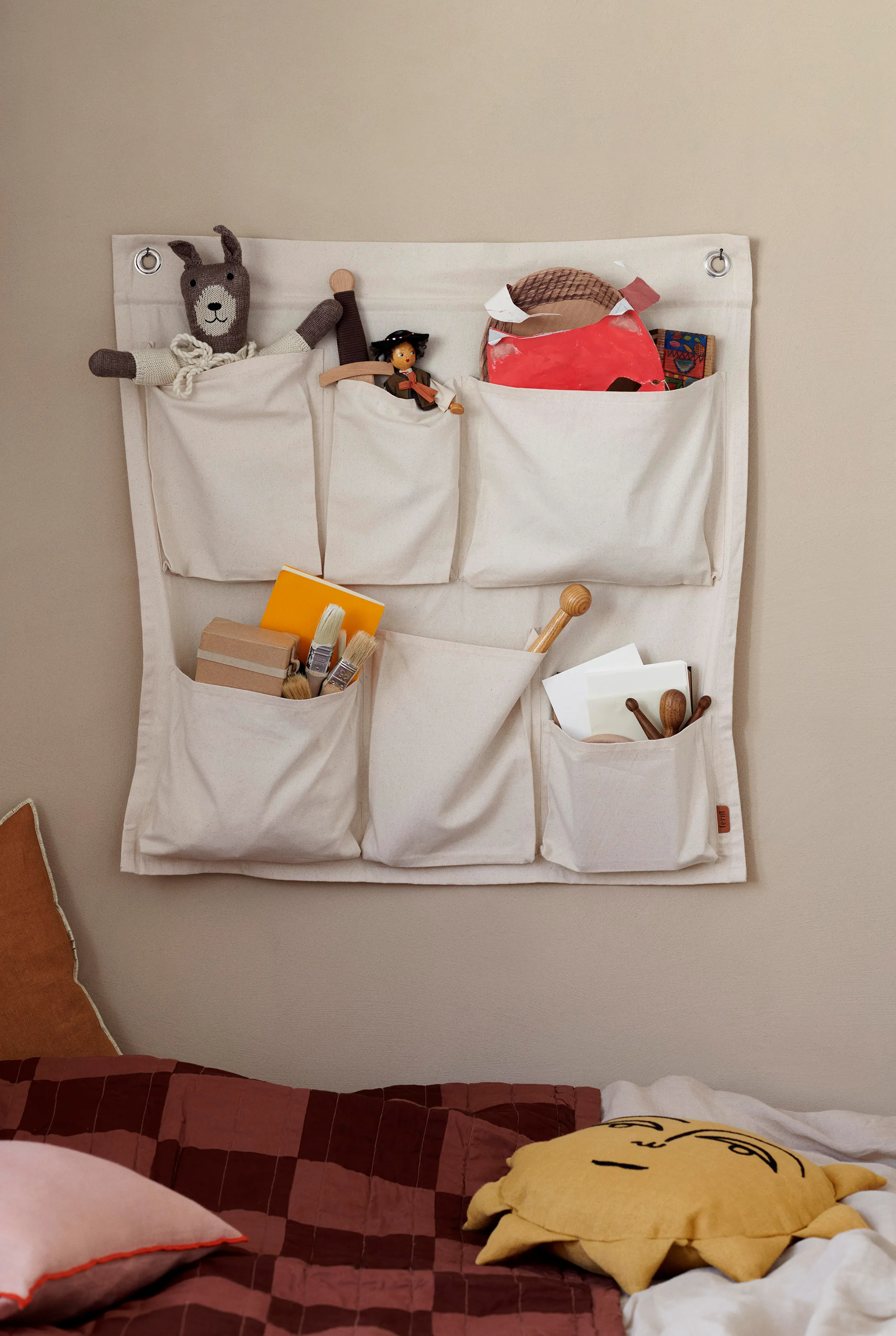 小物入れ ferm LIVING Speckle Wall Pocket ferm LIVING Speckle Wall Pocket