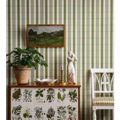 Klassinen raidallinen tapetti Langelid von Bromssenilta The Guards Tent 31 45 image