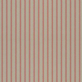 Stitched Stripe korallinvarinen raidallinen tapetti Langelid von Bromssenilta 29 58 kuva