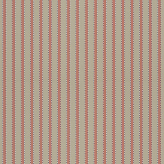 Stitched Stripe korallinvarinen raidallinen tapetti Langelid von Bromssenilta 29 58 kuva