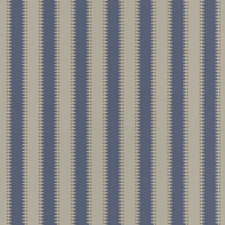 Jagged Stripe sininen raidallinen tapetti 30 64 Langelid von Bromssenilta image