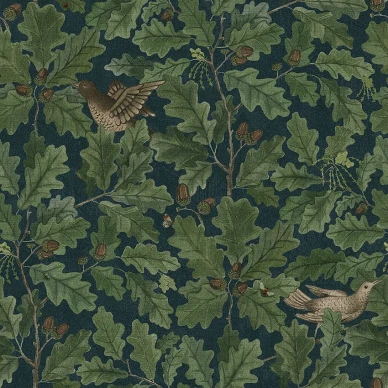 In the Oak sinivihrea lehtitapetti Borastapeterilta 2050 kuva