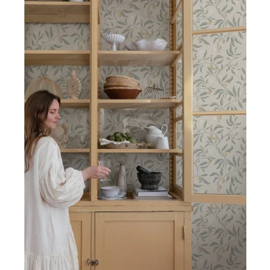 Sandbergin vihrea tapetti Vinnie S10191 image