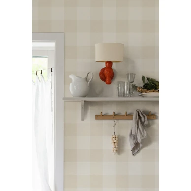 Moderni ruudullinen tapetti Lykke Sandbergilta S10214 kuva