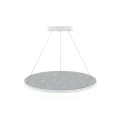 Moderni ja tyylikas akustiikkavalaisin vaaleanharmaana Acoustic Circulo