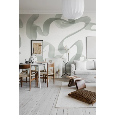 Moderni graafinen tapetti Waves Rebel Wallsilta R18351 image